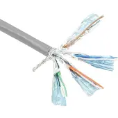 ACT FP700B CAT 6A S/FTP PVC Patchkabel Grijs - 305 meter