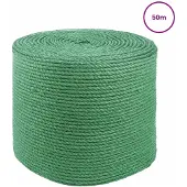 vidaXL 4 mm Groen 100% Tossa jute