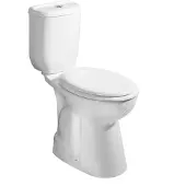 Creavit Toilet handicap comfort height staand toilet s-uitgang 38.5x67.2x91.1 cm wit