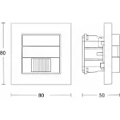 Steinel Sensorschakelaar IR 180 | COM1 wit - 29944