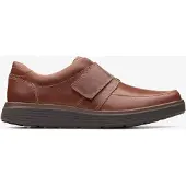Clarks Un Abode Strap Dark Tan Lea Schoenen