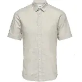 Only & Sons Overhemd 'ONSCaiden' beige