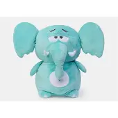 Woody Grote Knuffel Olifant - Blauw