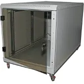 Triton - 19-inch serverkast, 12HE, 600x800 mm, met glazen deur