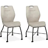 MX Sofa - Eetkamerstoel Nox - Sand (set van 2 stuks)