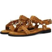 POSH by Poelman Sandalen met riem 'NATALIA ' bruin