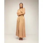 Tantra Lange uitlopende rok met elastische taille