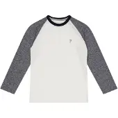 Farah Raglan-baseball-T-shirt voor kinderen (Grijs)