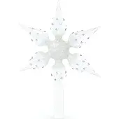 Swarovski Kerst Piek 2024 5685838 beeldje | kerstdecoratie wit kristal decoratie stijlvolle kerst 2024 decoratie