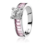 Zinzi - Zilveren Ring - Maat 56 ZIR775R56