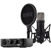 Rode Nt1 Signature Black + Ai-1 Studio Kit Mk2 Professionele Microfoon