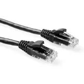 Intronics 1,5m RJ-45 Cat5e UTP-kabel, 1,5 meter, Cat5e, RJ-45 connector aan beide uiteinden, zwart