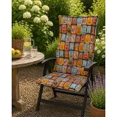 Madison Tuinstoelkussen hoge rug 50x123 cm La dolce vita