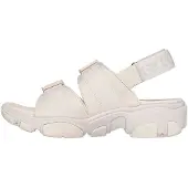 SKECHERS Dames/Dames Platte Hak Sandalen (Natuurlijk)