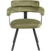 Label51 - Eetkamerstoel Bardio - Hunter - 57x62x79cm - Set van 2