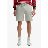 Superdry Broek lichtgrijs / zwart