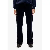 Superdry Dames Jogger Country Club Velours Navy Joggerbroek (M), Casual, Polyester, Marineblauw W7011223A
