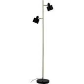 Dyberg Larsen Vloerlampe , Ocean, Zwart, Woonkamer, Metaal, Scandinavisch