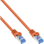 InLine patchkabel, Cat.6A, S/FTP, TPE (LSZH), CCA, oranje, 10 meter