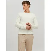 Jack & Jones Trui 'JJEHill' natuurwit