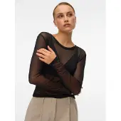 Vero Moda Shirt 'VMLOVA' zwart