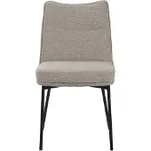 Label51 - Eetkamerstoel Lennon - Beige - 65x50x89cm - Set van 2