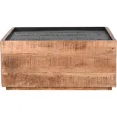 Label51 - Salontafel Noble - Bruin - 80x80x37cm