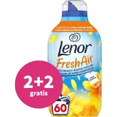 Lenor 2+2 Gratis: Wasverzachter Fresh Air Zonnestralen 60 Wasbeurten 840 Ml