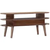 vidaXL Tv-meubel 110x35x50 cm massief acaciahout