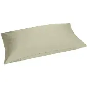 Yumeko Kussensloop Katoensatijn 40x80 Groen - Eco, Bio & Fairtrade