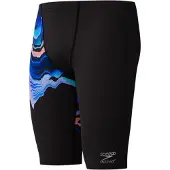 Speedo Placement Printed Jammer Zwart UK 36 Man