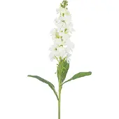 Easyplants | Kunstbloem Violier 78 cm wit | Zijde | Nepbloemen | wit | Onderhoudsvrij | Kant-en-klaar