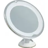 Koopman - Make-upspiegel - LED - Rond - Zilver - 20cm