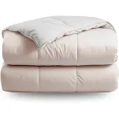 Zelesta Deluxe Duo Percale Katoen Dekbed - Zijde & Crème 160x220cm
