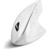 Perixx PERIMICE-813 W Ergonomische muis Radiografisch, Bluetooth Optisch Wit 800 dpi, 1200 dpi, 1600 dpi Ergonomisch