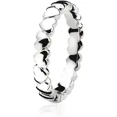 Zinzi zilveren ring hartjes rondom ZIR601