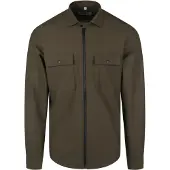 Suitable Jacket Shirt Donkergroen