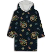 Harry Potter Hoodie Deken, Zweinstein - Kind 7-14 jaar - Fleece