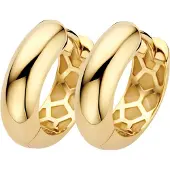 Blush geelgouden creolen medium 14,5 mm 14k goud 7389ygo