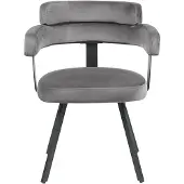Label51 - Eetkamerstoel Bardio - Taupe - 57x62x79cm - Set van 2