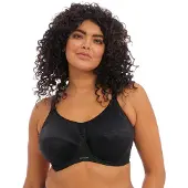 Elomi Energise Grote maten Sport bh – Zwart - 95K