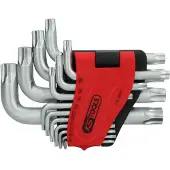 Ks Tools 151.4610 TX Haakse schroevendraaierset T 8, T 10, T 15, T 20, T 25, T 27, T 30, T 40, T 45, T 50, T 55, T 60, T 70, T 80 14-delig