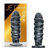 Blush Jet - XXL anale dildo (zwart)