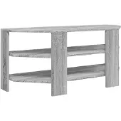 vidaXL HoekTVKabinet 100 x 40,5 x 45 cm Grijs Sonoma Bewerkt hout