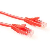 Intronics UTP Cat5E, 5.0 meter, 5 meter, RJ-45 connector, RJ-45 connector, rood