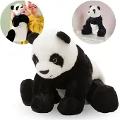 Sarcia.eu KRAMIG Pluche, zwart-witte pandamascotte 30 cm