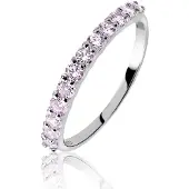 Zinzi zilveren ring roze ZIR827R