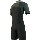 Mystic Motion 3/2 Mm Short Sleeve Shorty Met Rits Aan De Voorkant