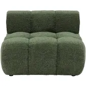 Vente-unique Fauteuil in gemêleerde stof - Groen FACIVIL