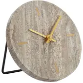 Light & Living - Klok JENAY - Bruin - 15x1.5x15 cm